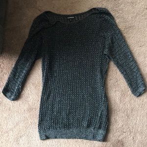 Black and sliver,  Express Sweater! Size medium